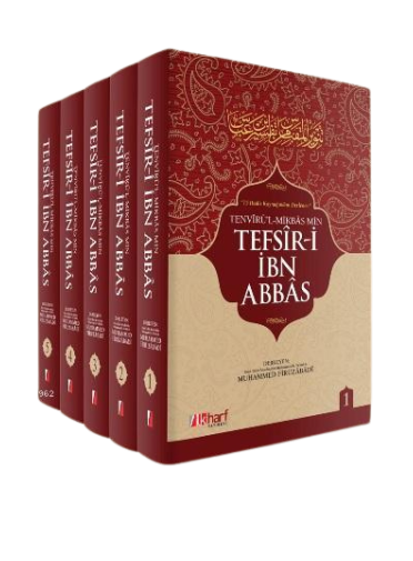 İbn Abbas Tefsiri (5 Cilt Takım); 15 Hadis Kaynağından Derlenen Tefsir-i İbn Abbas