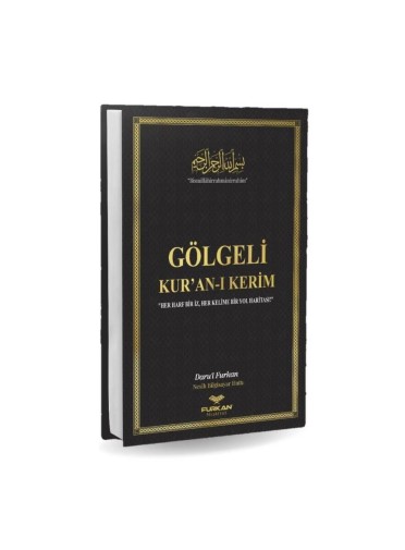 Gölgeli Siyah Kuranı Kerim Orta Boy