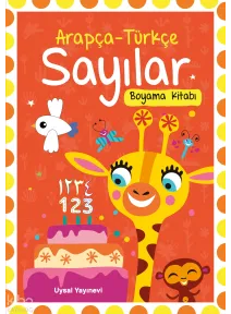 Arapça - Türkçe Sayılar Boyama Kitabı