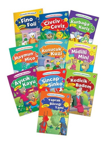 Hikayelerle Dini Değerler Set (10 Kitap)