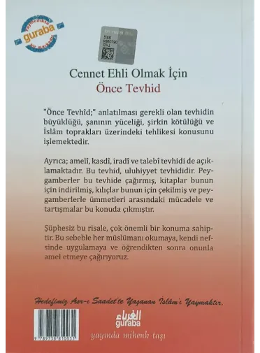 Önce Tevhid