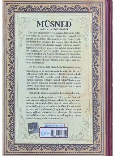 Müsned 9 Takım (Cilt kapak) İmam Ahmed B. Hanbel