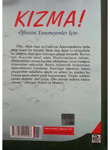 Kızma - Öfkesini Yenemeyenler İçin