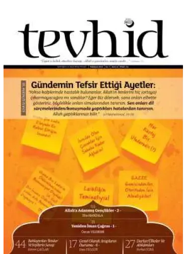 TEVHİD DERGİSİ (6. Sayı)